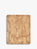 Tala rectangular rubber wood end grain chopping board 37cm, imported from the UK