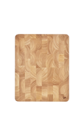 Tala rectangular rubber wood end grain chopping board 37cm, imported from the UK