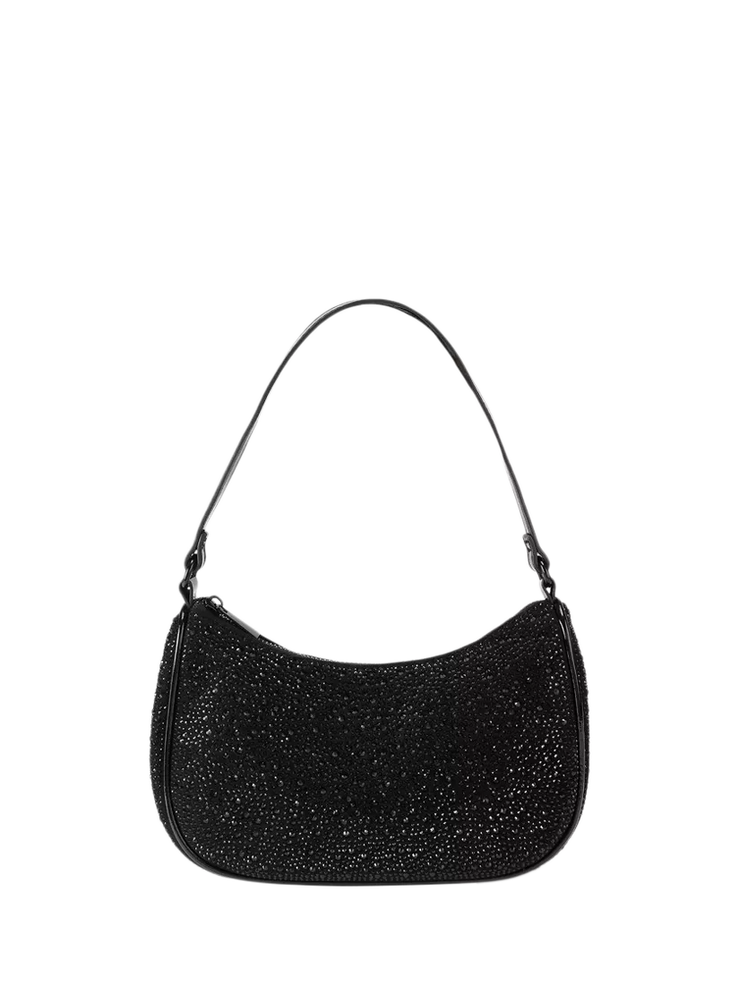 Miss KG black embellished shoulder bag - British product
