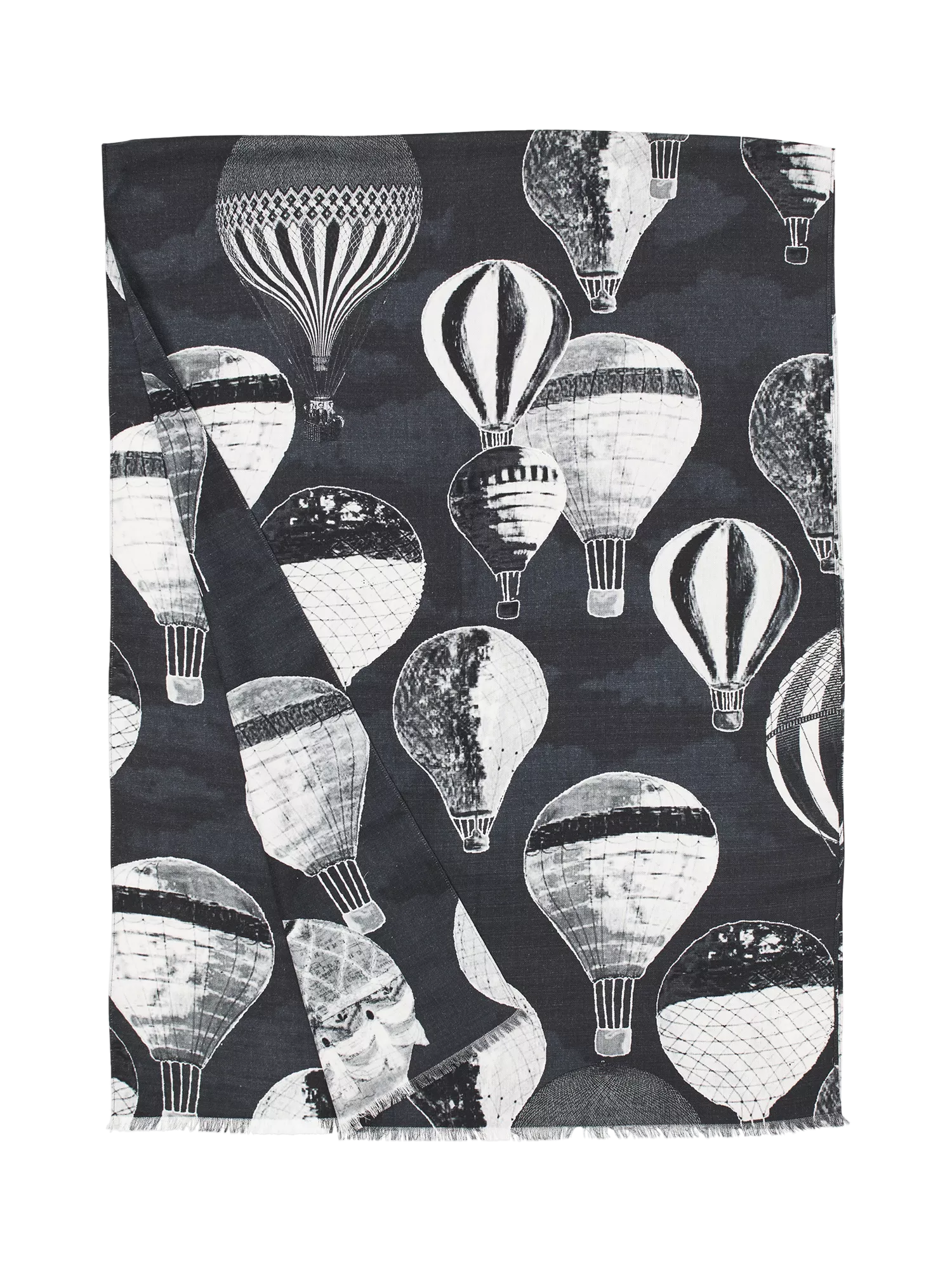 Aspinal of London printed wool scarf, imported from the UK
