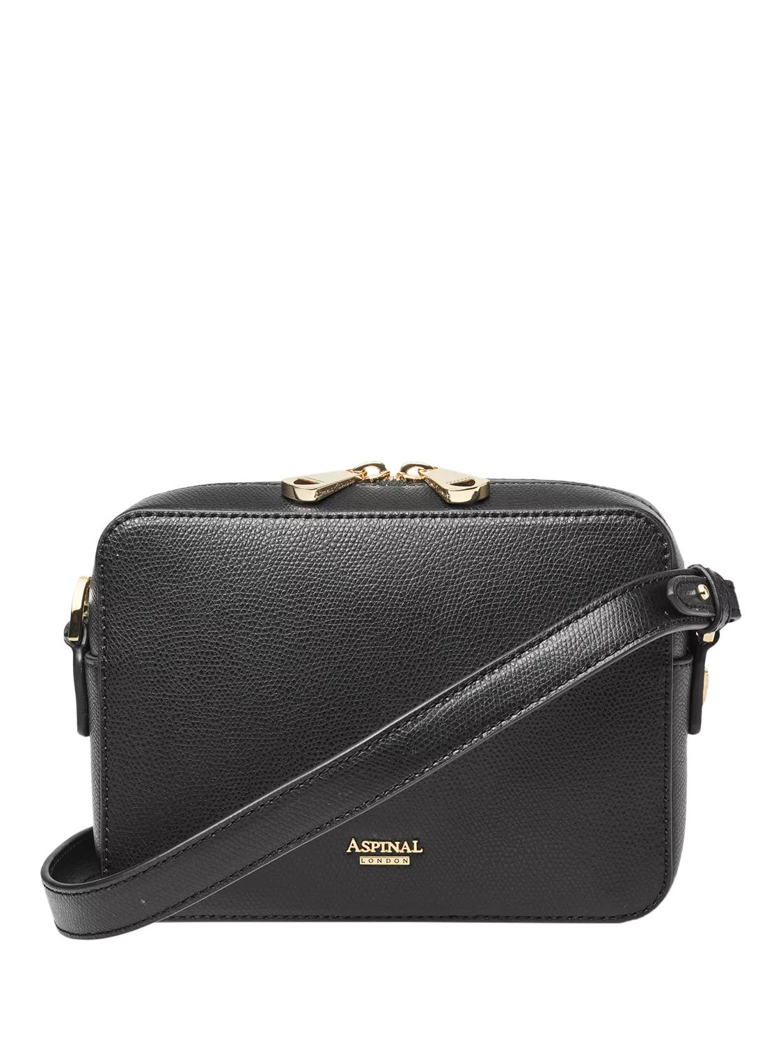 Aspinal of London crossbody camera bag black - British product