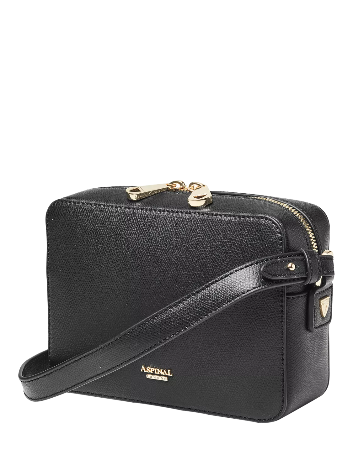 Aspinal of London crossbody camera bag black - British product