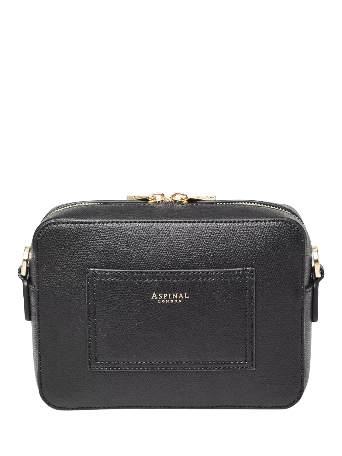 Aspinal of London crossbody camera bag black - British product