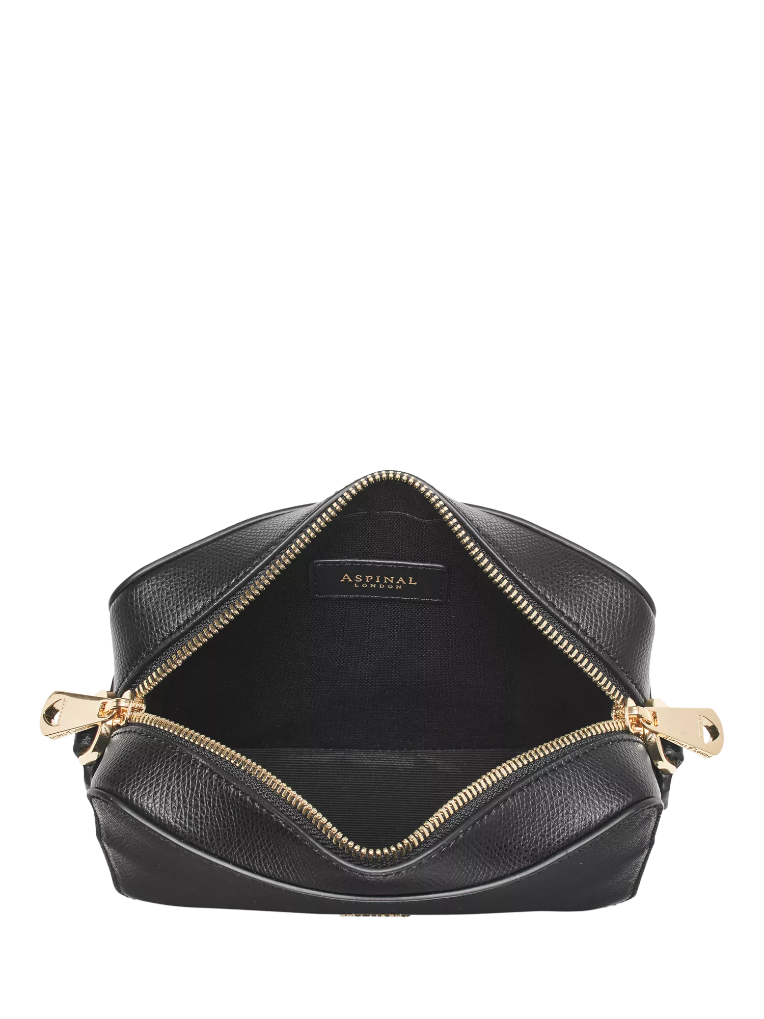 Aspinal of London crossbody camera bag black - British product