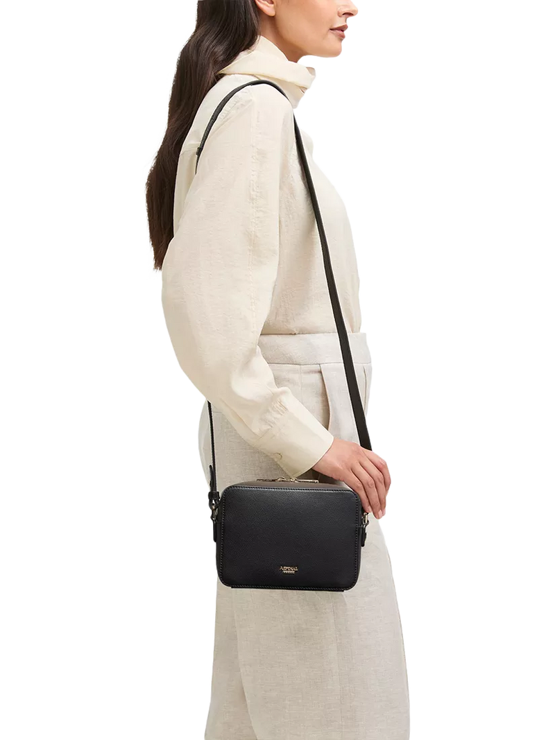 Aspinal of London crossbody camera bag black - British product