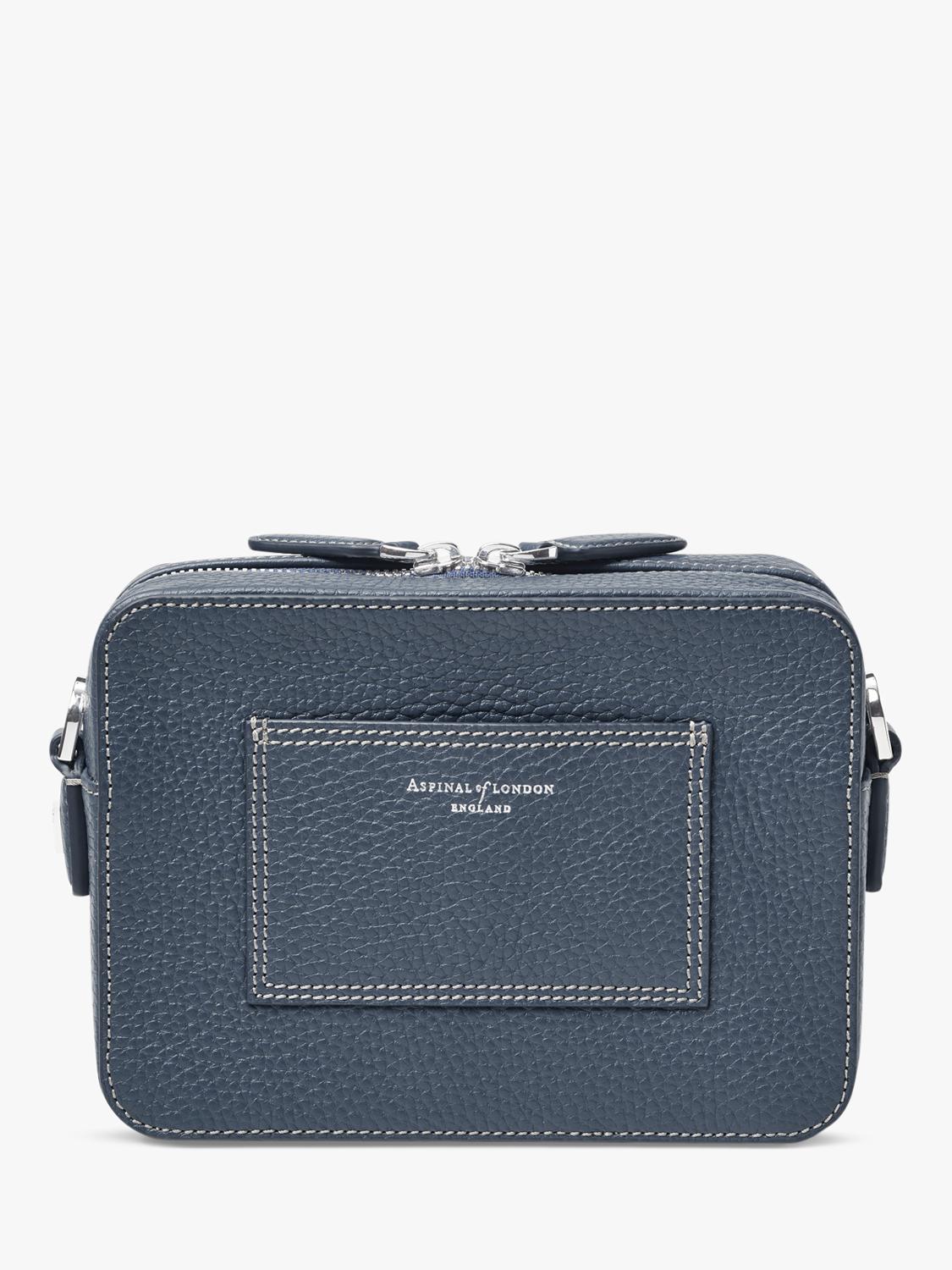 Aspinal of London leather crossbody camera bag with Union Jack design - British product