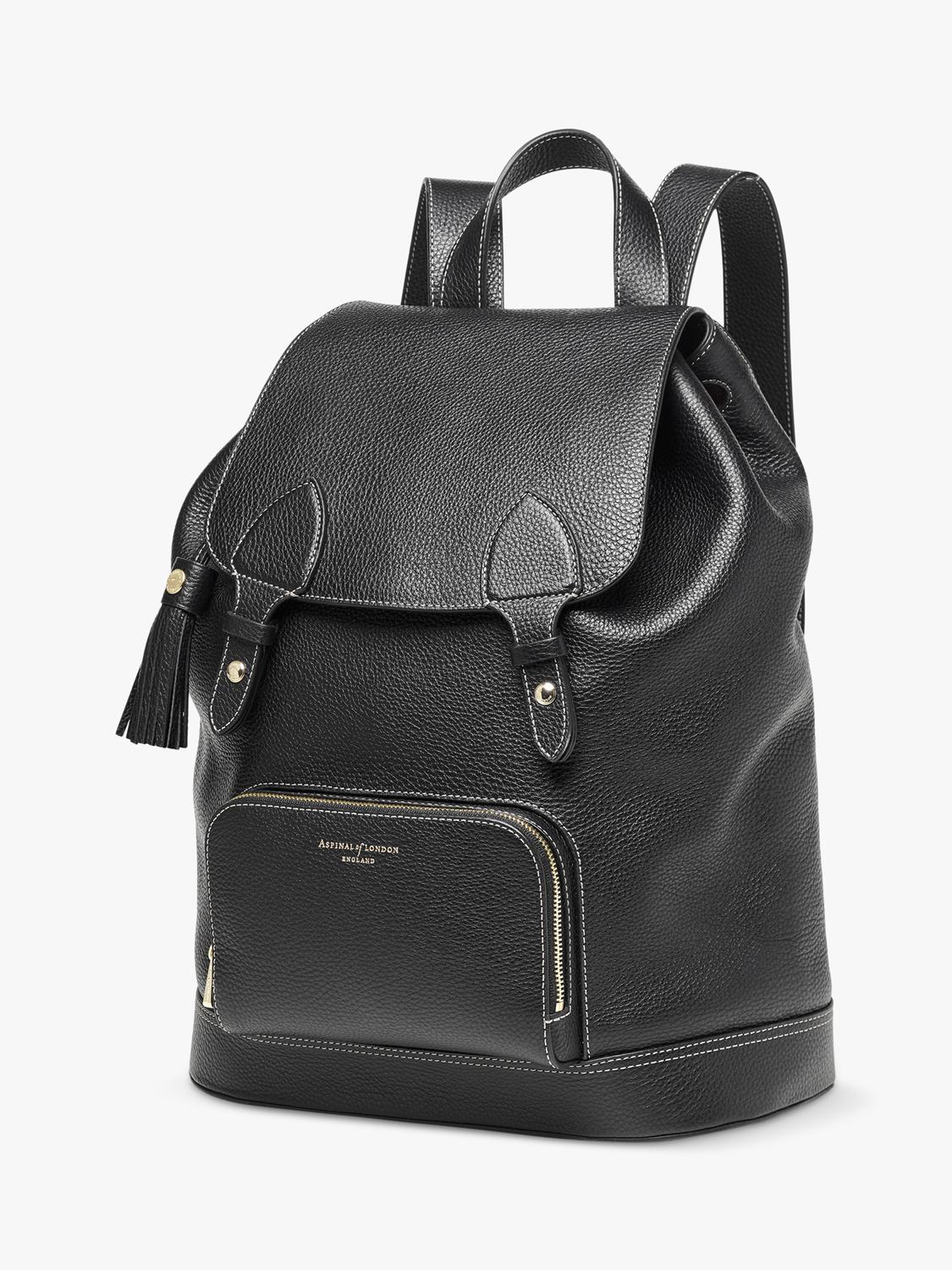 Aspinal of London Hudson leather backpack medium size (British brand)