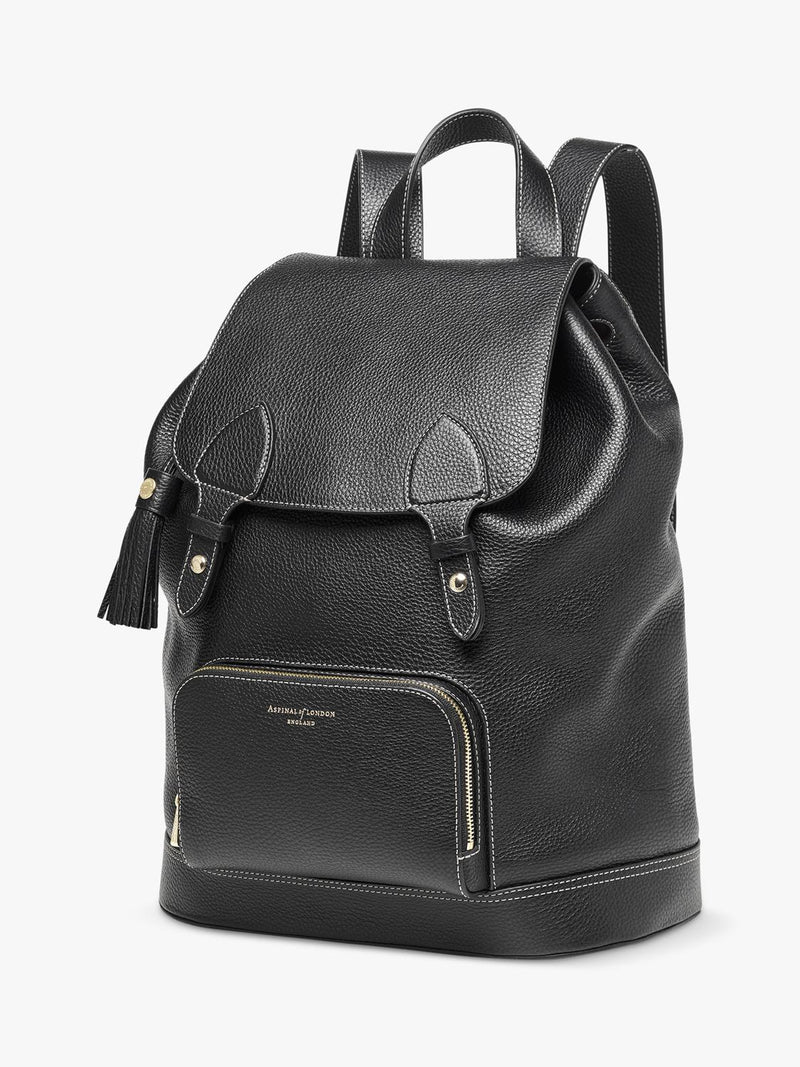 Aspinal of London Hudson leather backpack medium size (British brand)