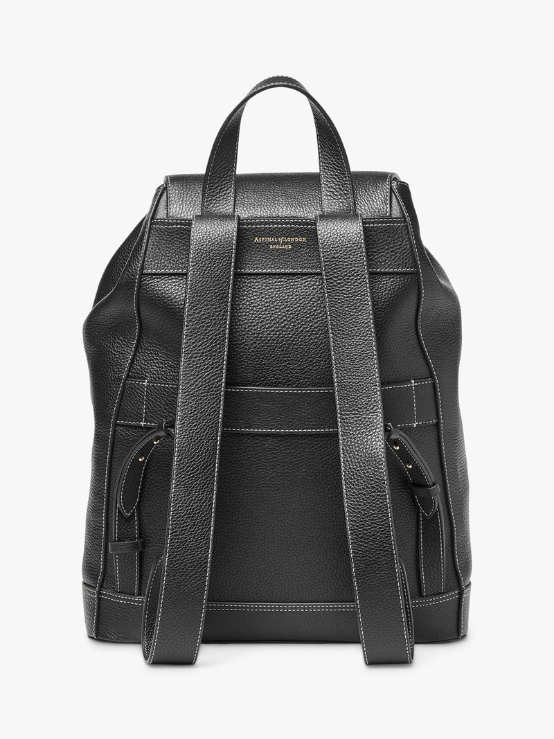Aspinal of London Hudson leather backpack medium size (British brand)