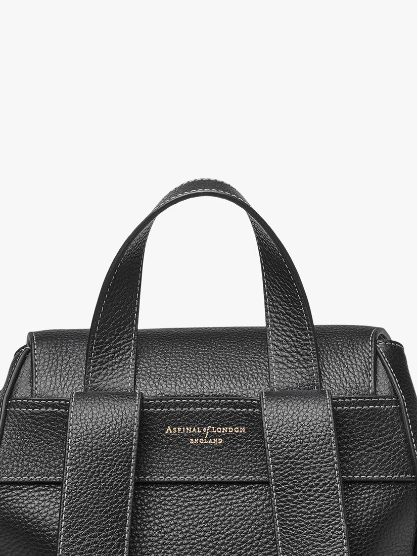 Aspinal of London Hudson leather backpack medium size (British brand)