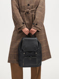 Aspinal of London Hudson leather backpack medium size (British brand)