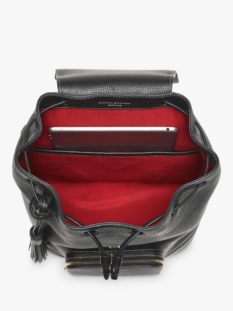 Aspinal of London Hudson small leather backpack, imported from the UK