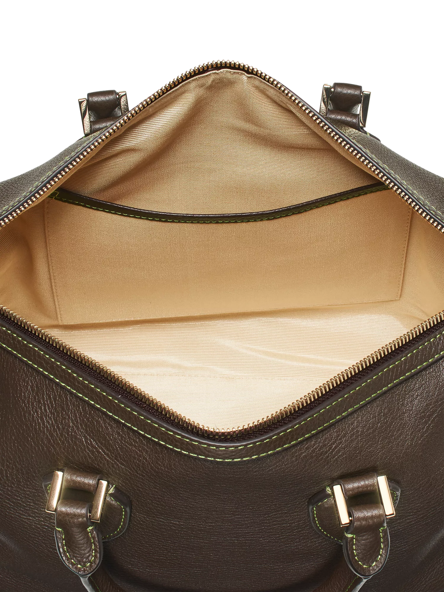 Aspinal of London dark brown pebble leather midi bag (British brand)