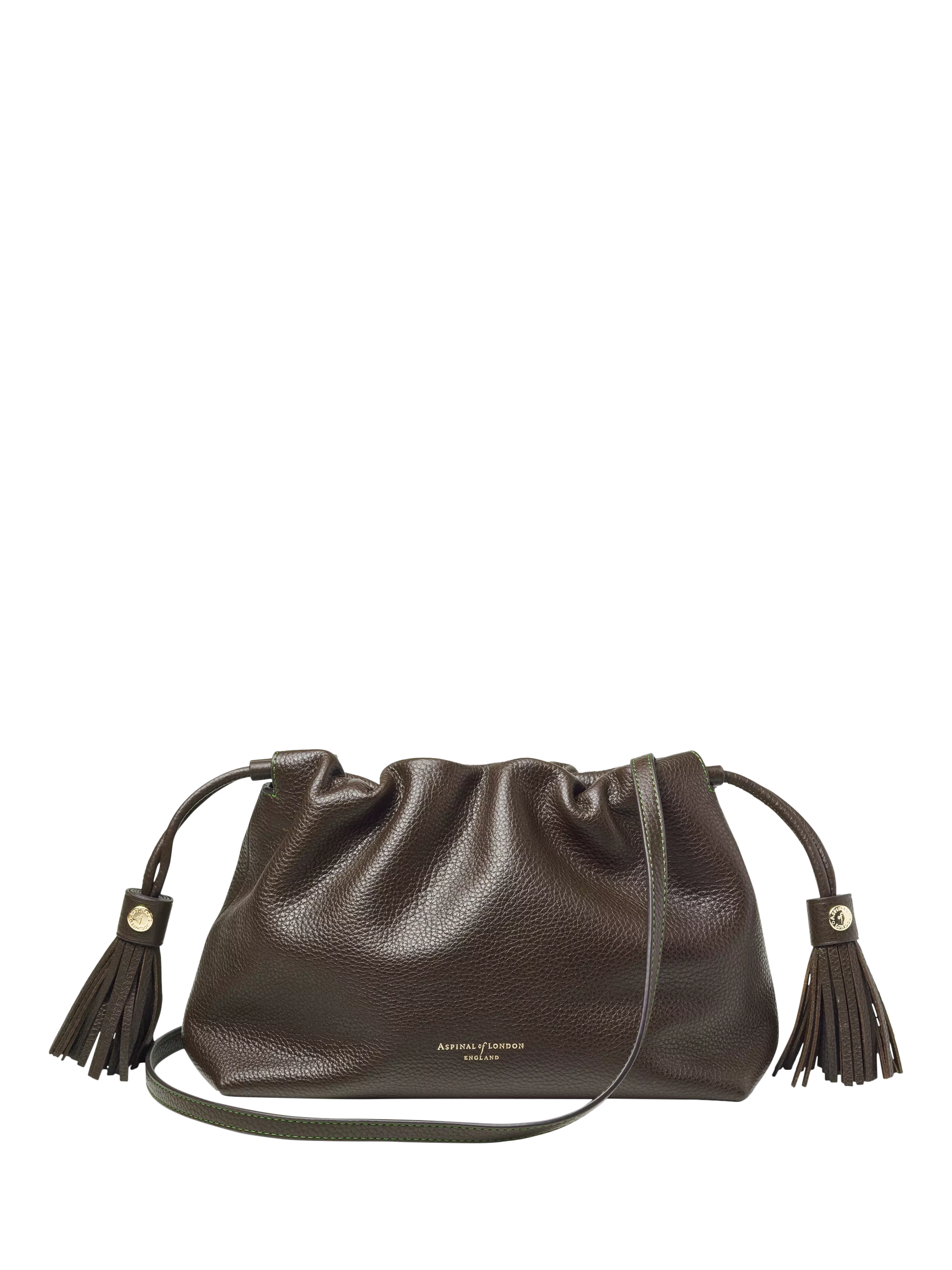 Aspinal of London Soho Pebble Leather Large Crossbody Pouch