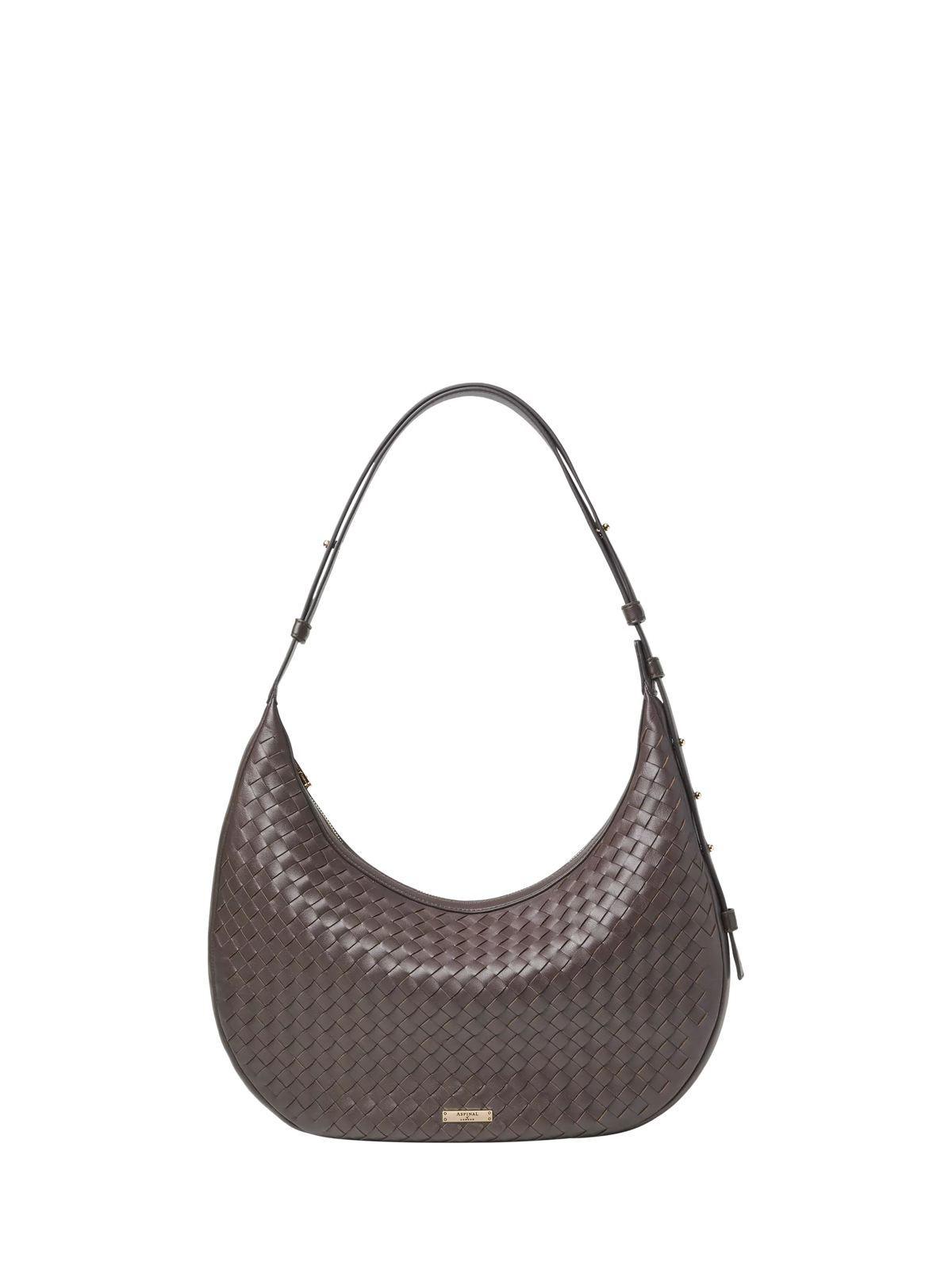 Aspinal of London Hudson handbag in chocolate leather (British brand)