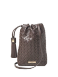 Aspinal of London crossbody pouch bag chocolate, UK version
