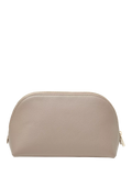 Aspinal of London makeup case taupe leather (British brand)