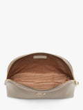 Aspinal of London makeup case taupe leather (British brand)