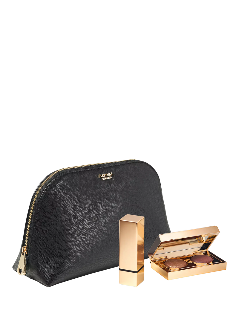 Aspinal of London classic leather makeup case - British product