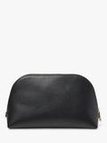 Aspinal of London black leather toiletry bag, imported from the UK