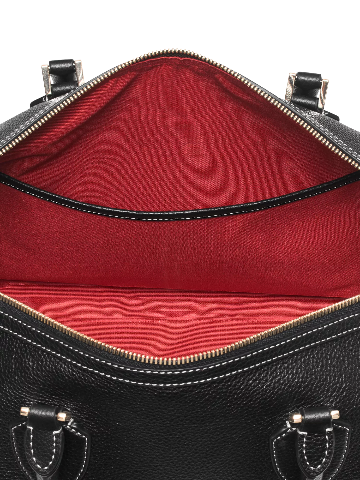 Aspinal of London Hudson bag in black pebble leather, UK version