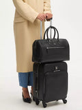 Aspinal of London Hudson bag in black pebble leather, UK version