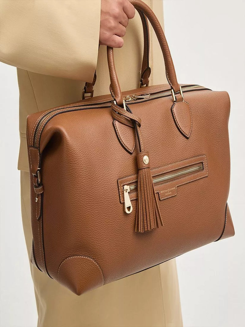 Aspinal of London Hudson pebble leather bag (British brand)