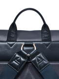 Aspinal of London Reporter Leather Backpack Navy, UK version