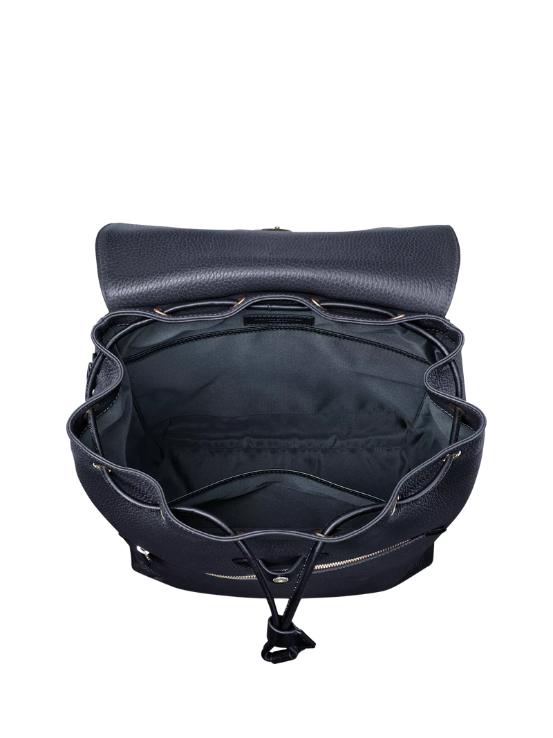 Aspinal of London Reporter Leather Backpack Navy, UK version