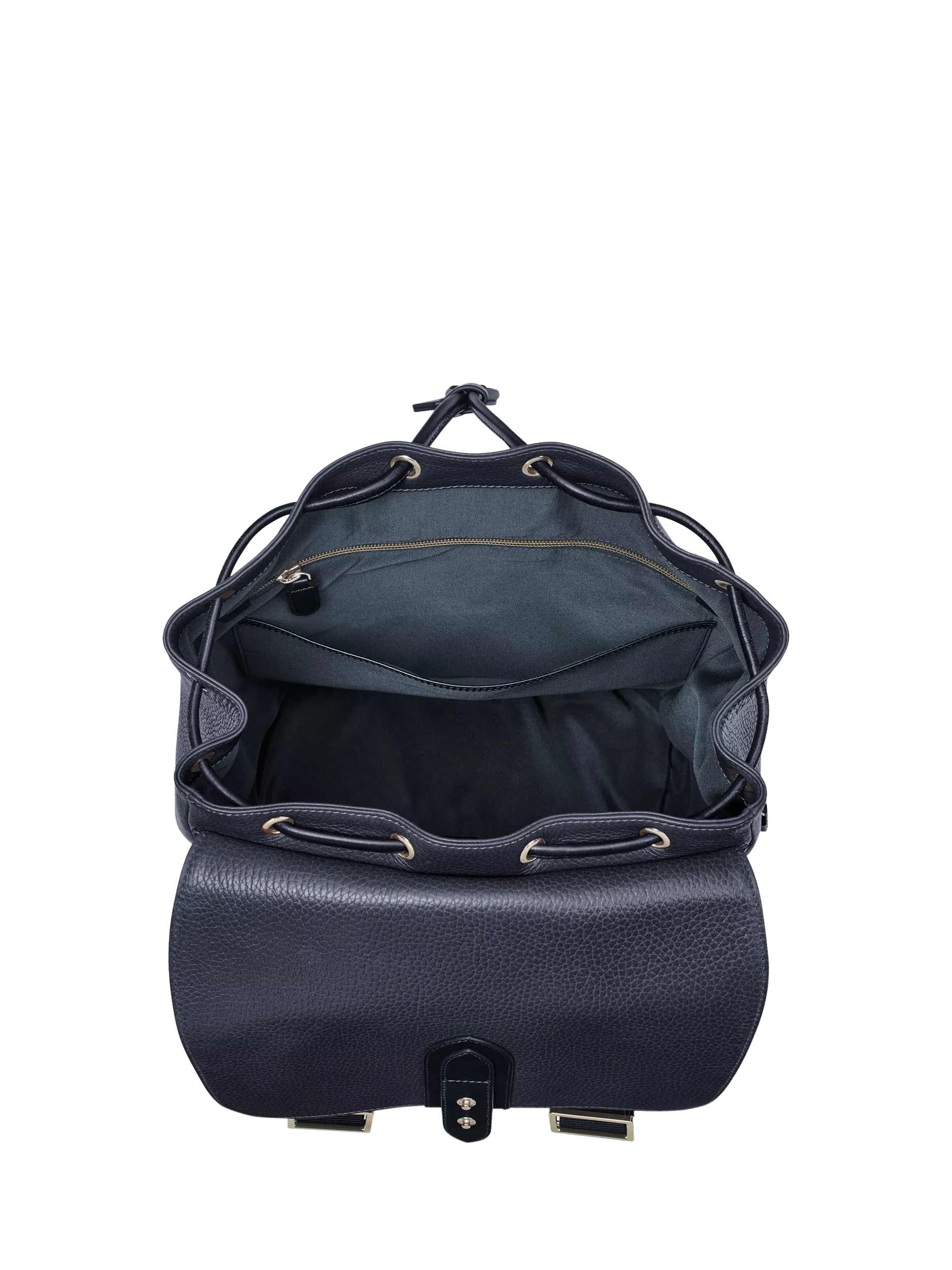 Aspinal of London Reporter Leather Backpack Navy, UK version