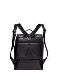 Aspinal of London Reporter leather backpack black, imported from the UK