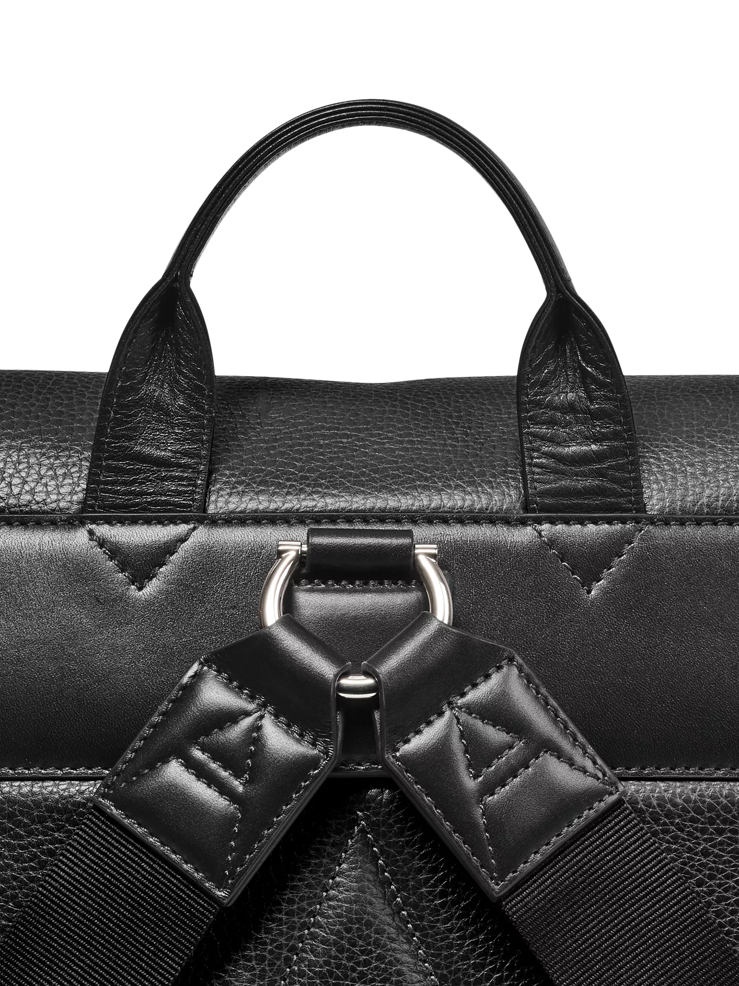 Aspinal of London Reporter leather backpack black, imported from the UK