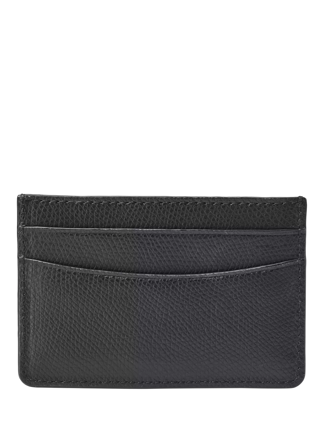 Aspinal of London leather slim credit card case black, imported from the UK