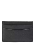 Aspinal of London leather slim credit card case black, imported from the UK