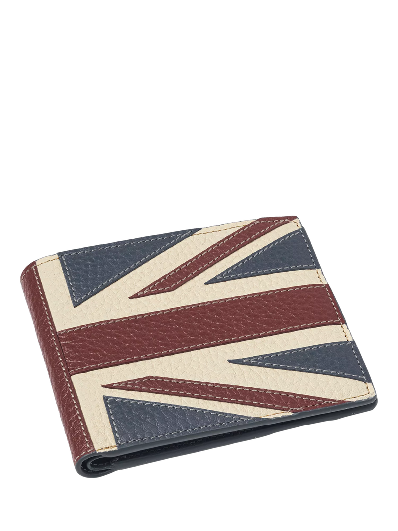Aspinal of London billfold 8-card wallet in leather, imported from the UK