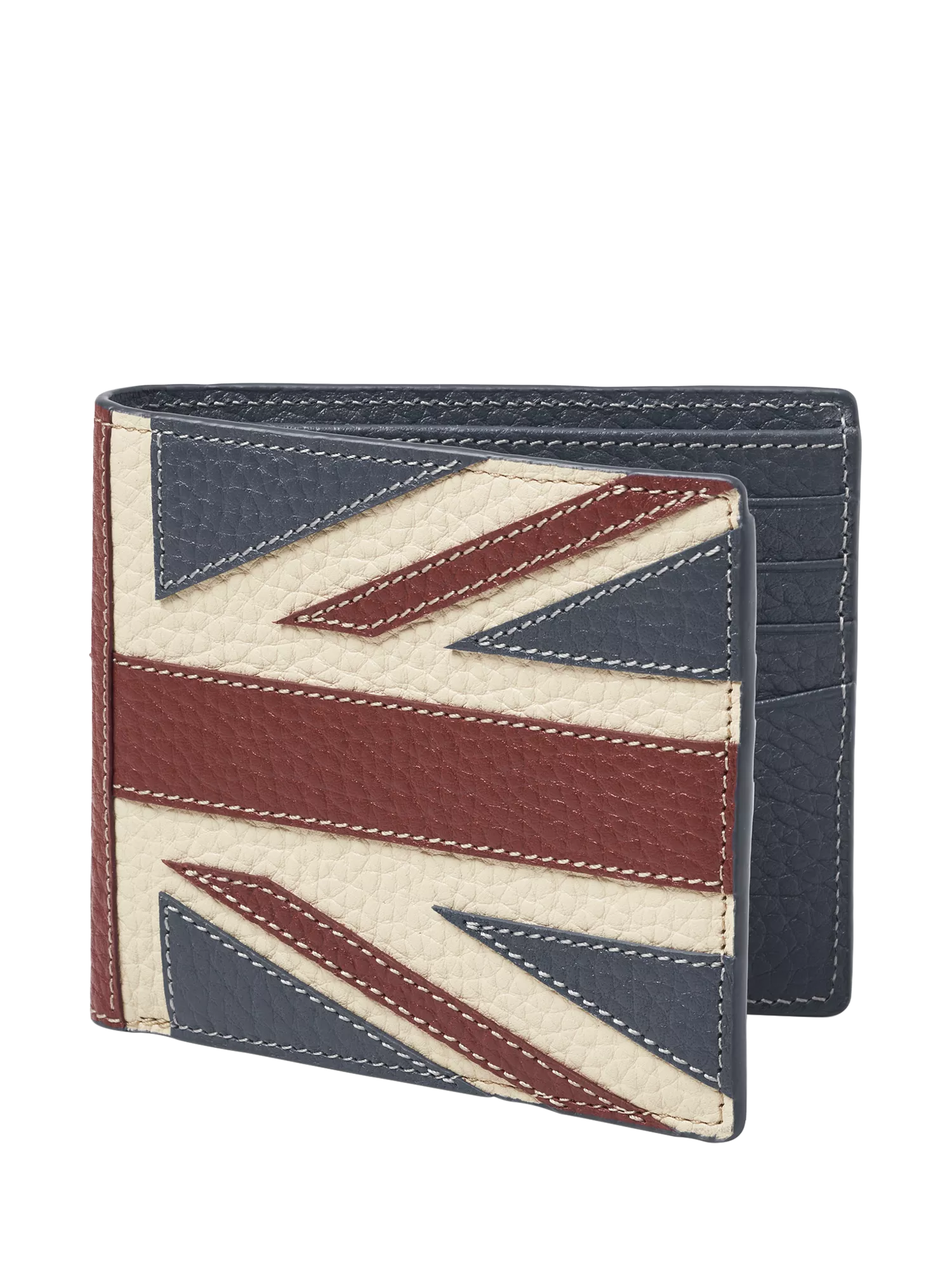 Aspinal of London billfold 8-card wallet in leather, imported from the UK