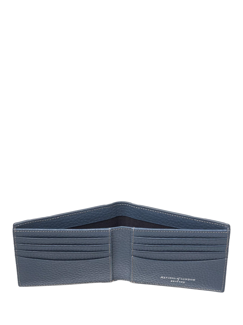 Aspinal of London billfold 8-card wallet in leather, imported from the UK