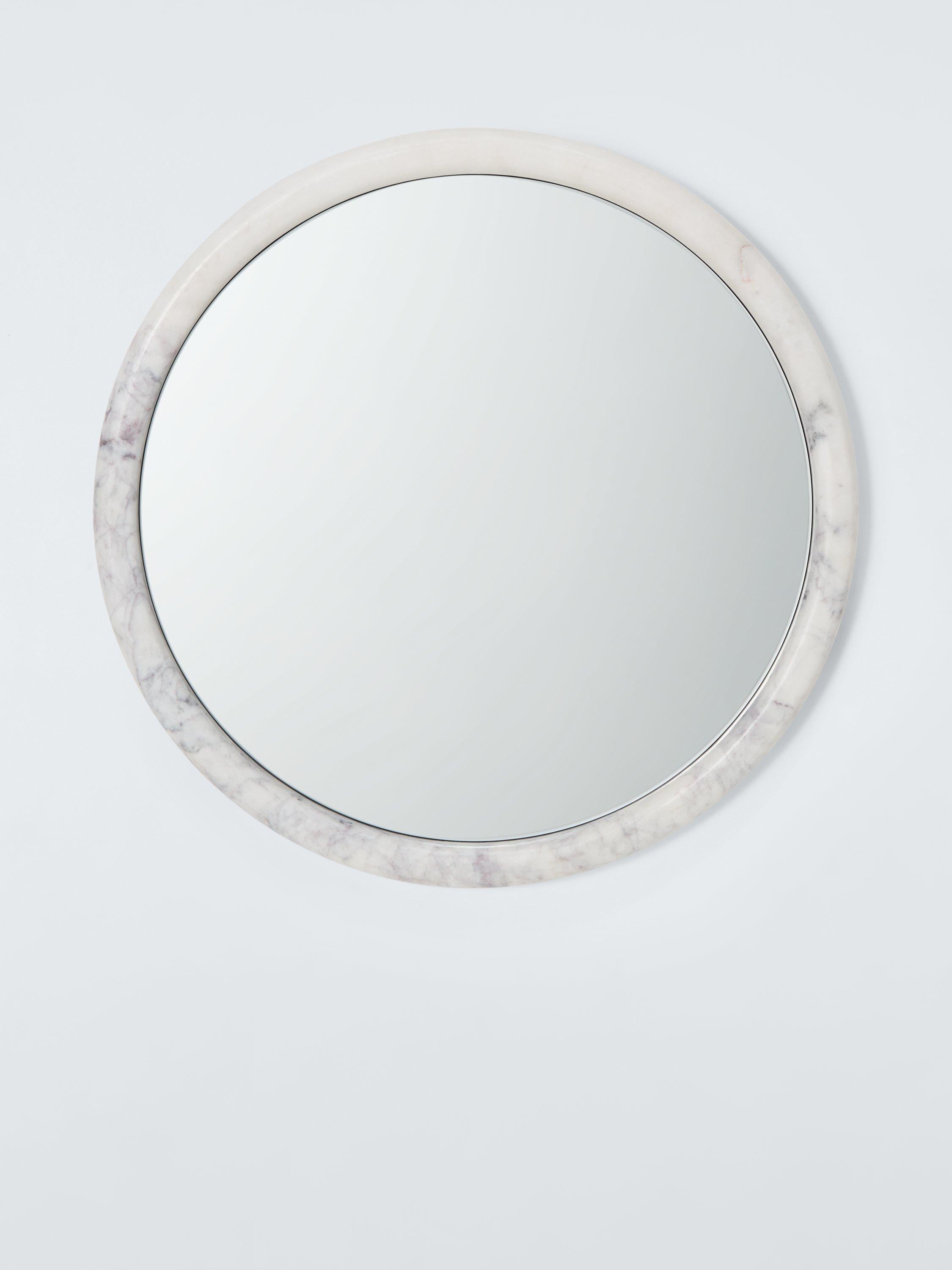 John Lewis marble round wall mirror 50cm, imported from the UK