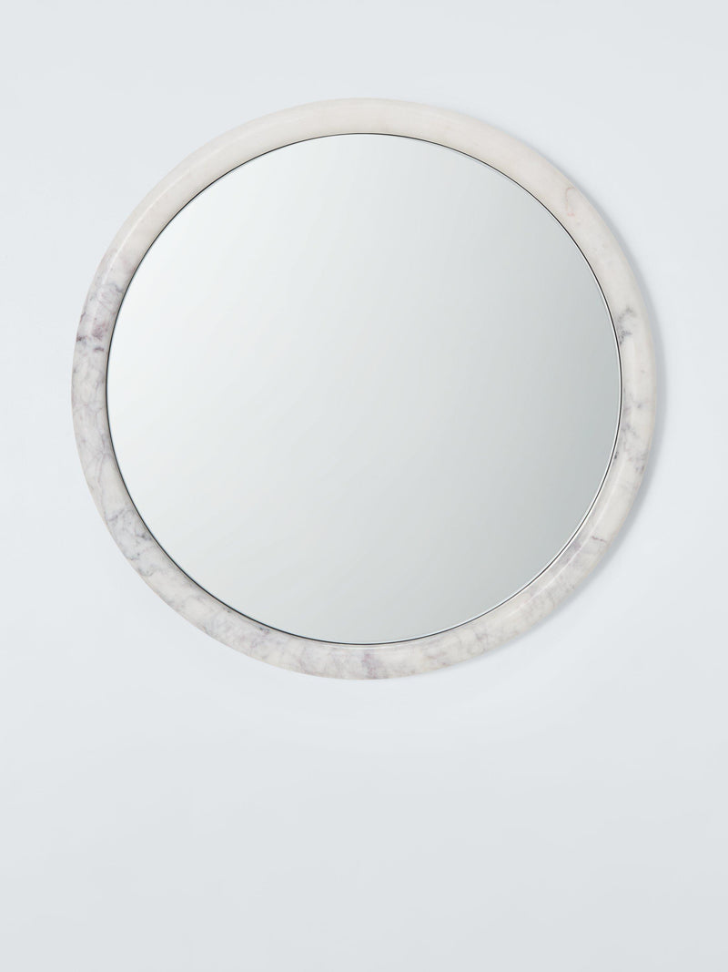 John Lewis marble round wall mirror 50cm, imported from the UK