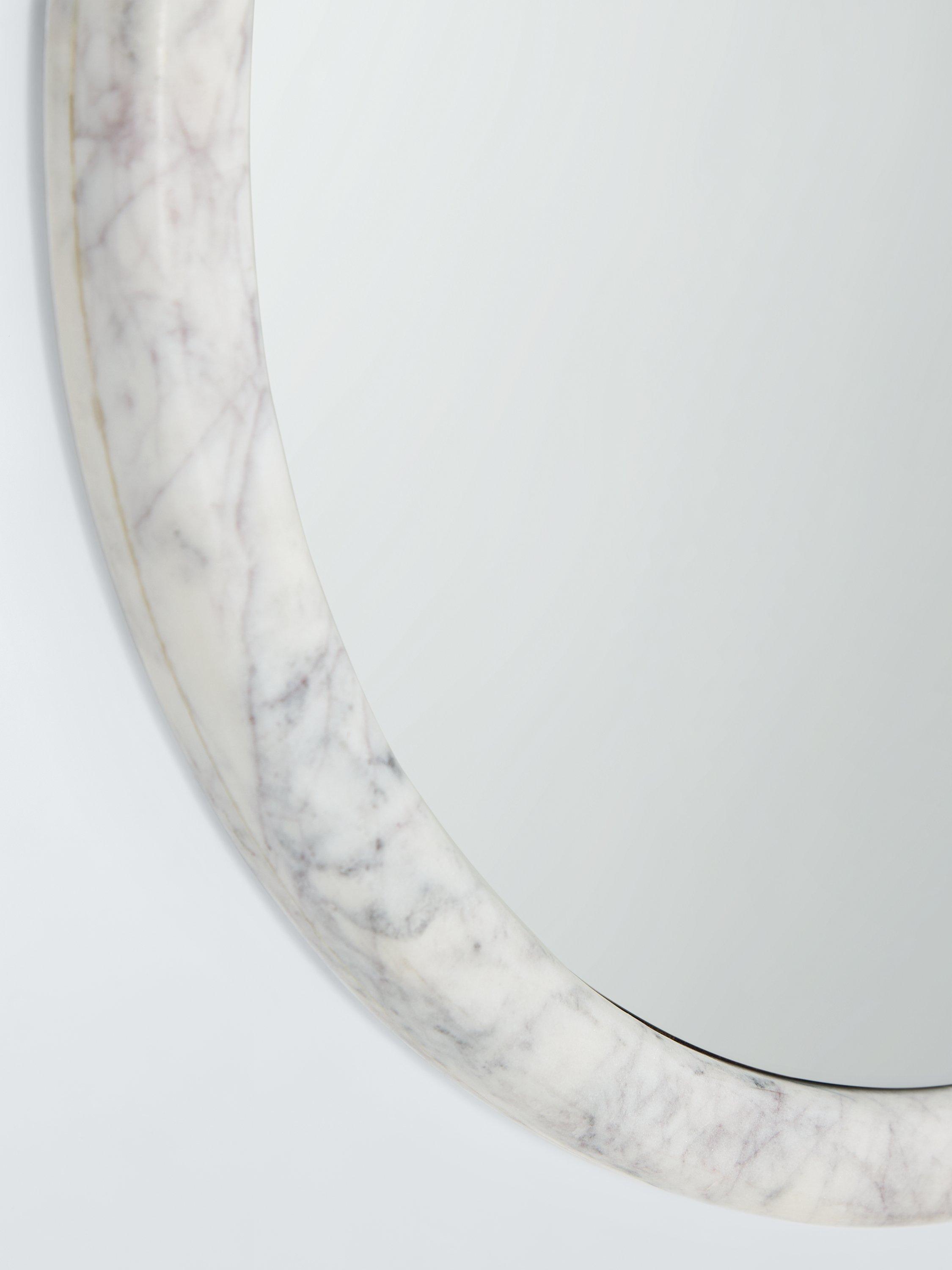 John Lewis marble round wall mirror 50cm, imported from the UK