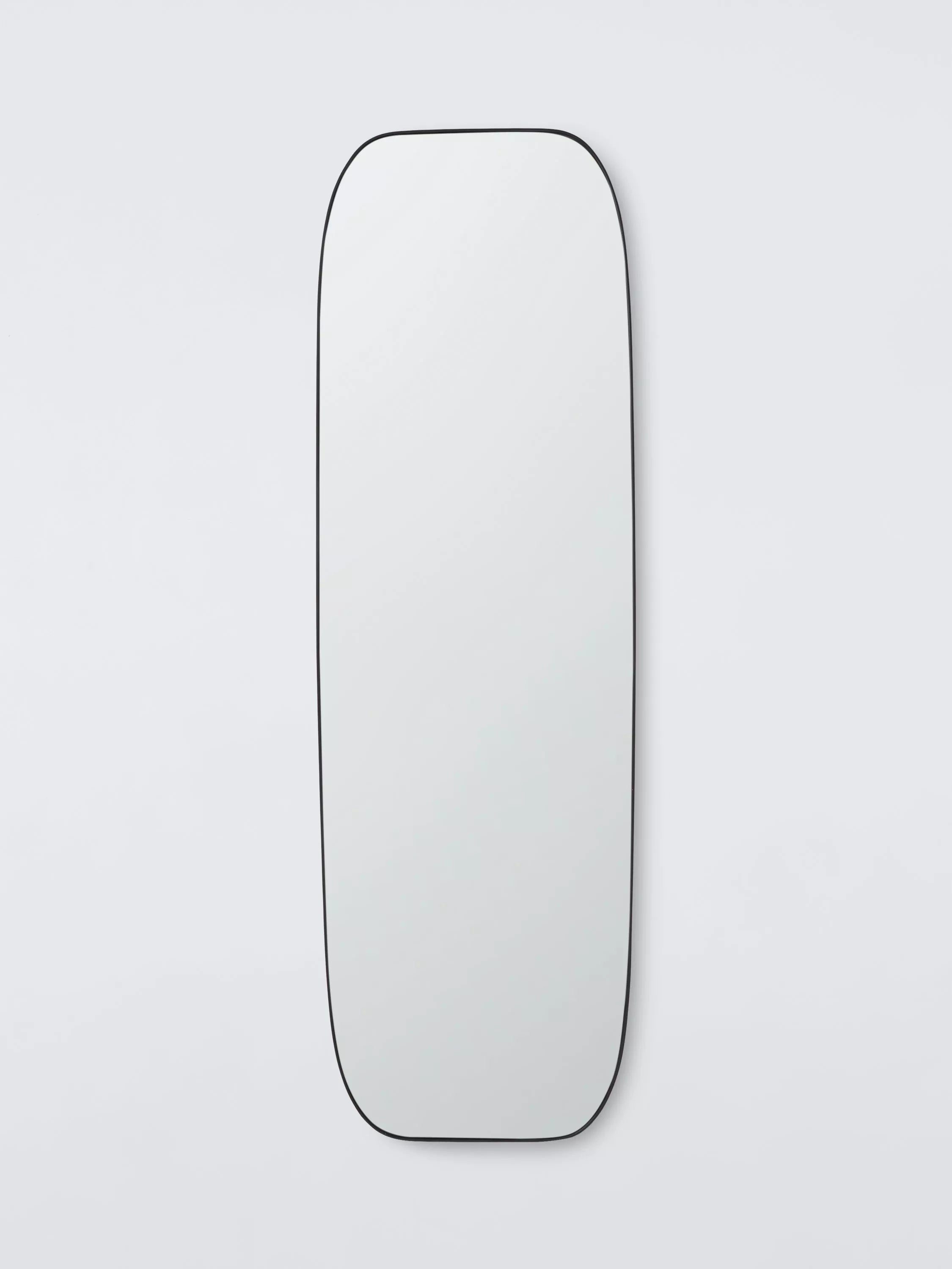 John Lewis full-length black mirror 160x50cm curved corners - British product