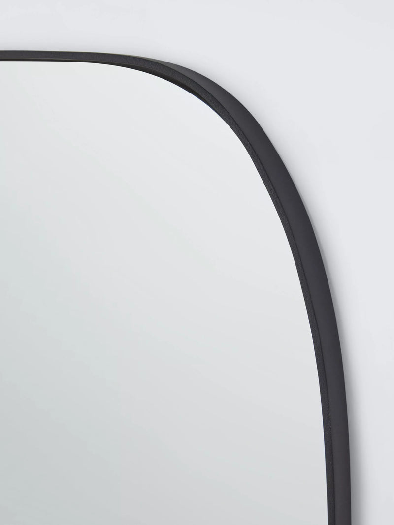 John Lewis full-length black mirror 160x50cm curved corners - British product