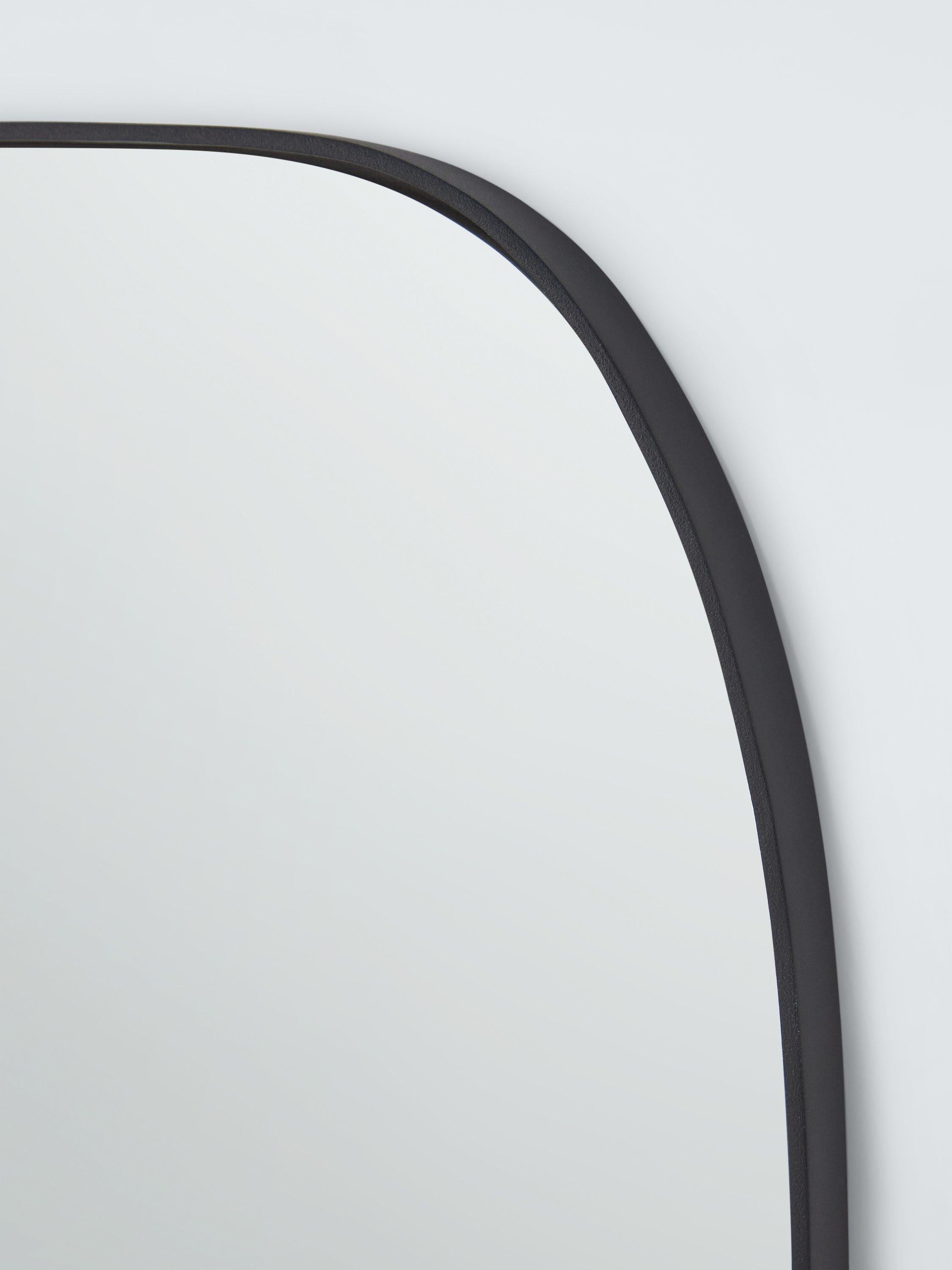 John Lewis full-length black mirror 160x50cm curved corners - British product