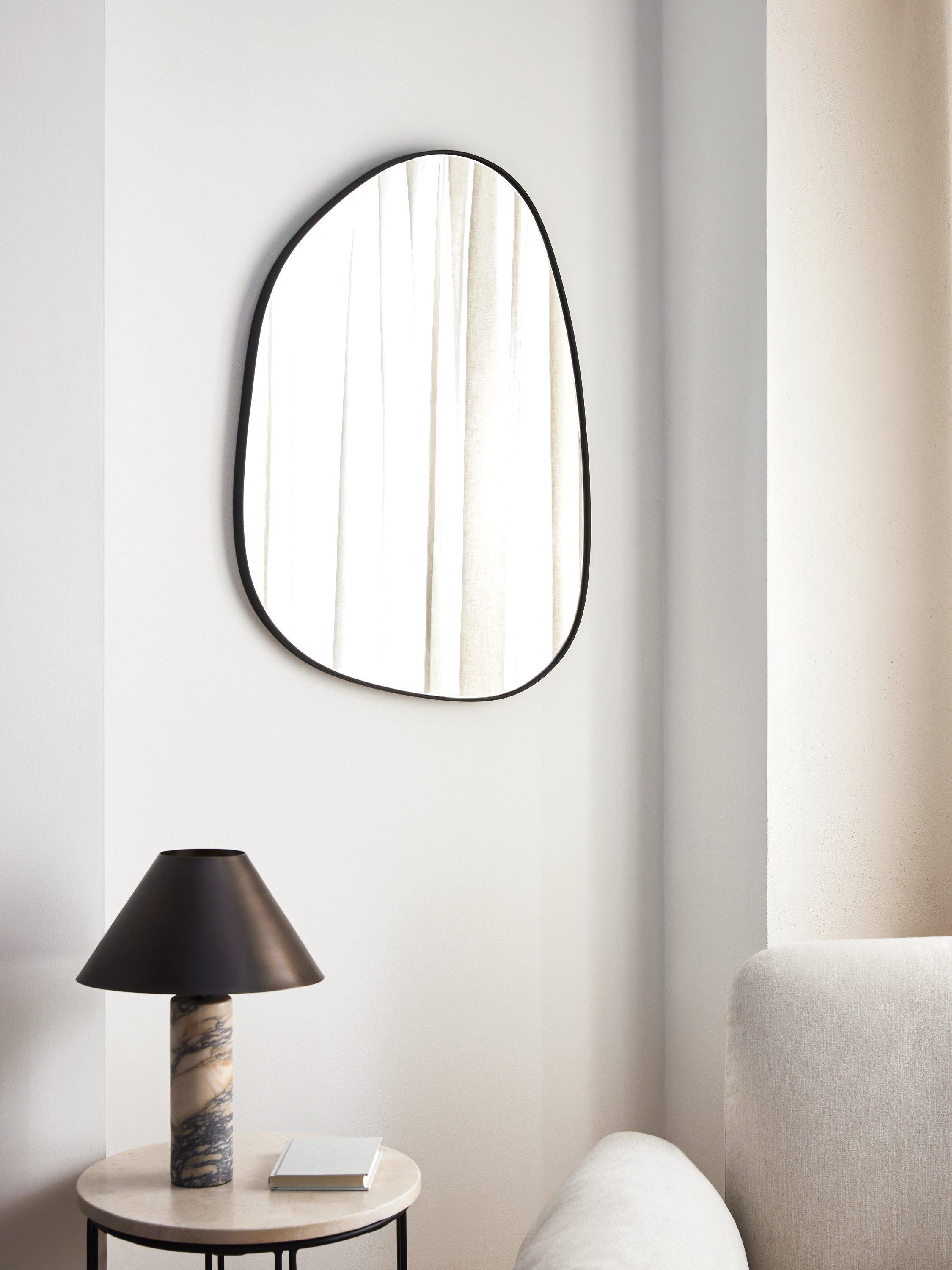 John Lewis Scandi pebble metal frame mirror 80 x 60cm, UK version