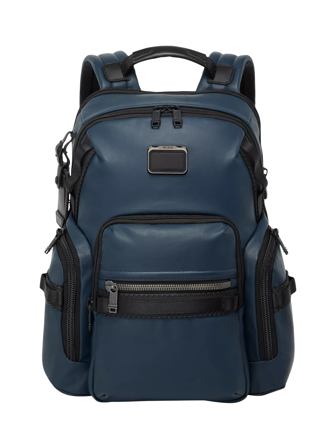 TUMI Navigation Backpack navy coated canvas 42.27L - British product