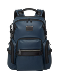 TUMI Navigation Backpack navy coated canvas 42.27L - British product