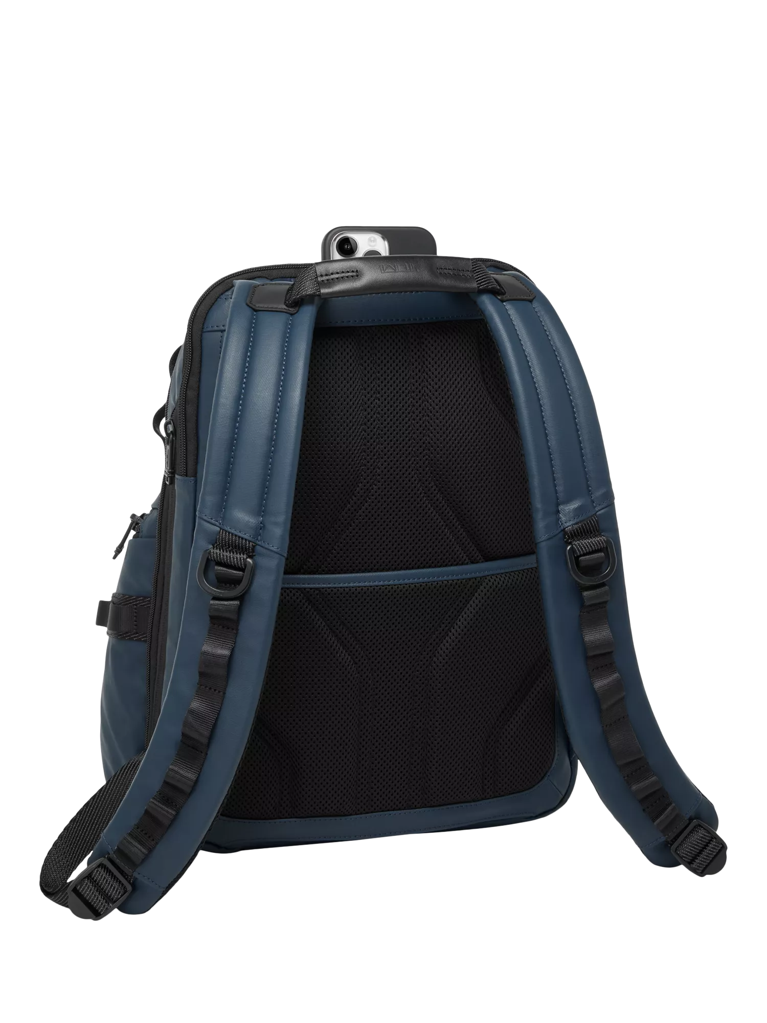 TUMI Navigation Backpack navy coated canvas 42.27L - British product