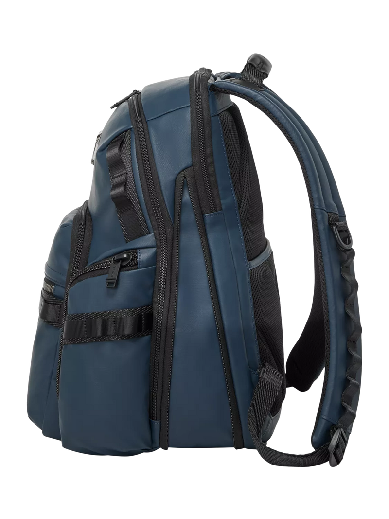 TUMI Navigation Backpack navy coated canvas 42.27L - British product
