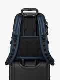 TUMI Navigation Backpack navy coated canvas 42.27L - British product