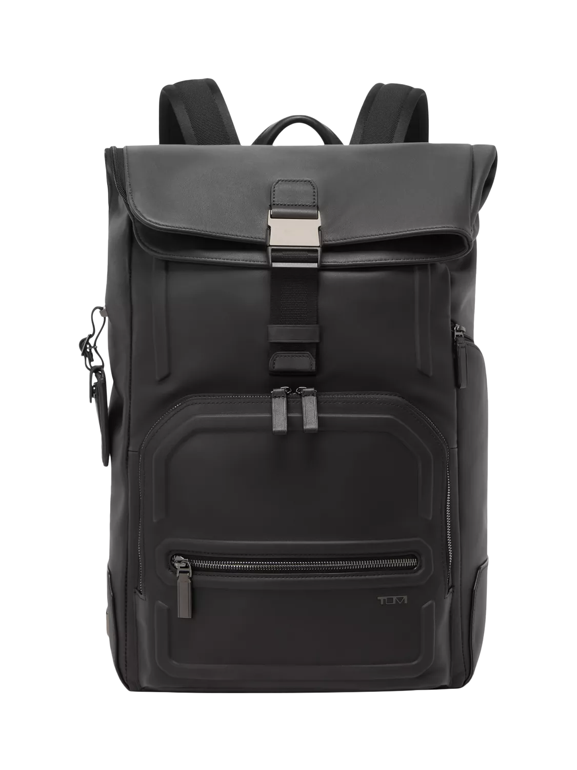 TUMI Osborn Roll Top Backpack in Espresso Brown Bombe, imported from the UK